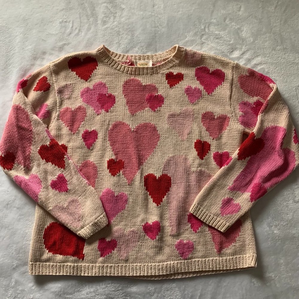 Talbot's Heart Sweater